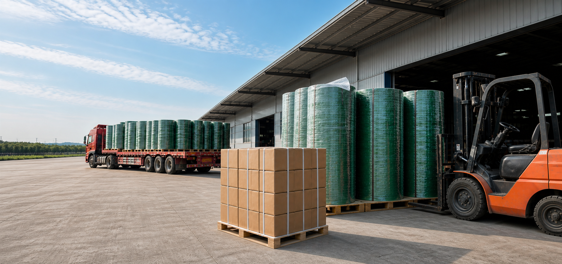 UD Packaging industrial strapping line 2