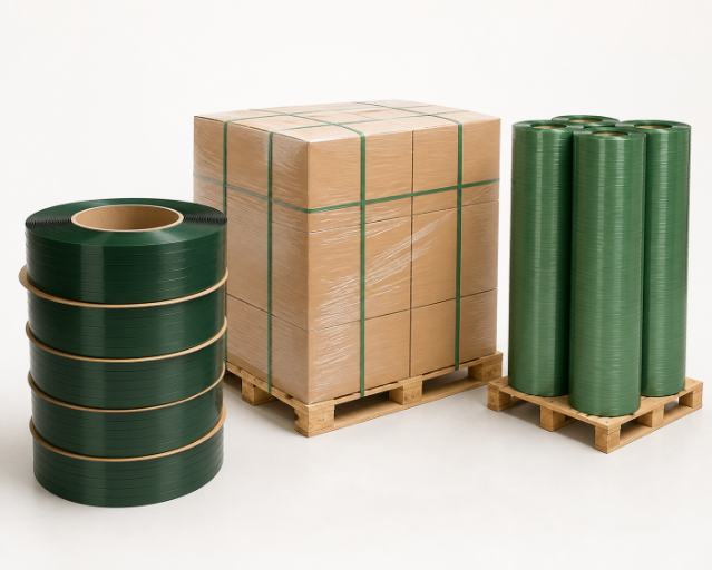 Plastic strapping main product image for packaging material selection