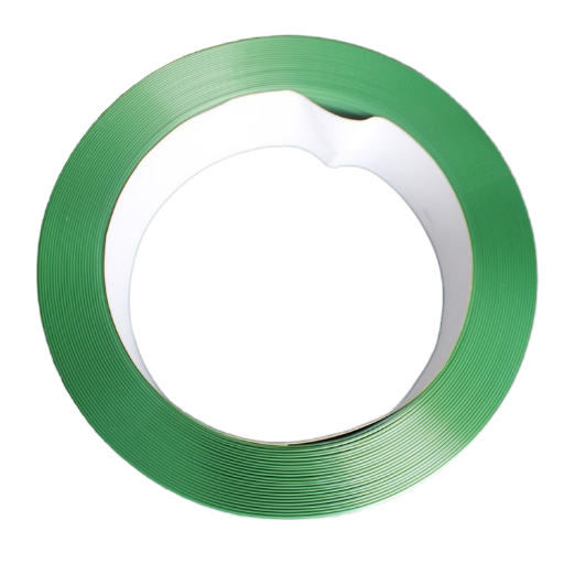 Plastic strapping route