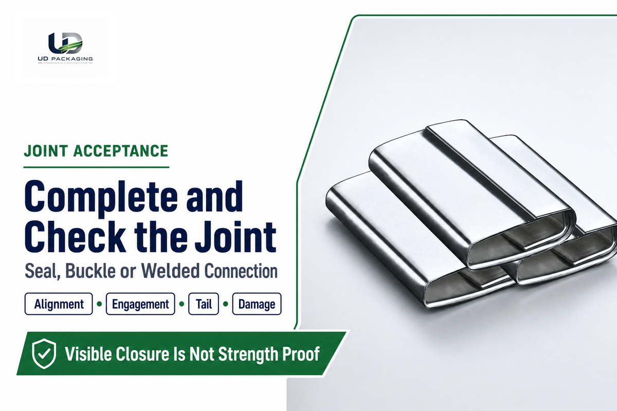 Complete and Check the Seal, Buckle, or Welded Joint — UD Packaging