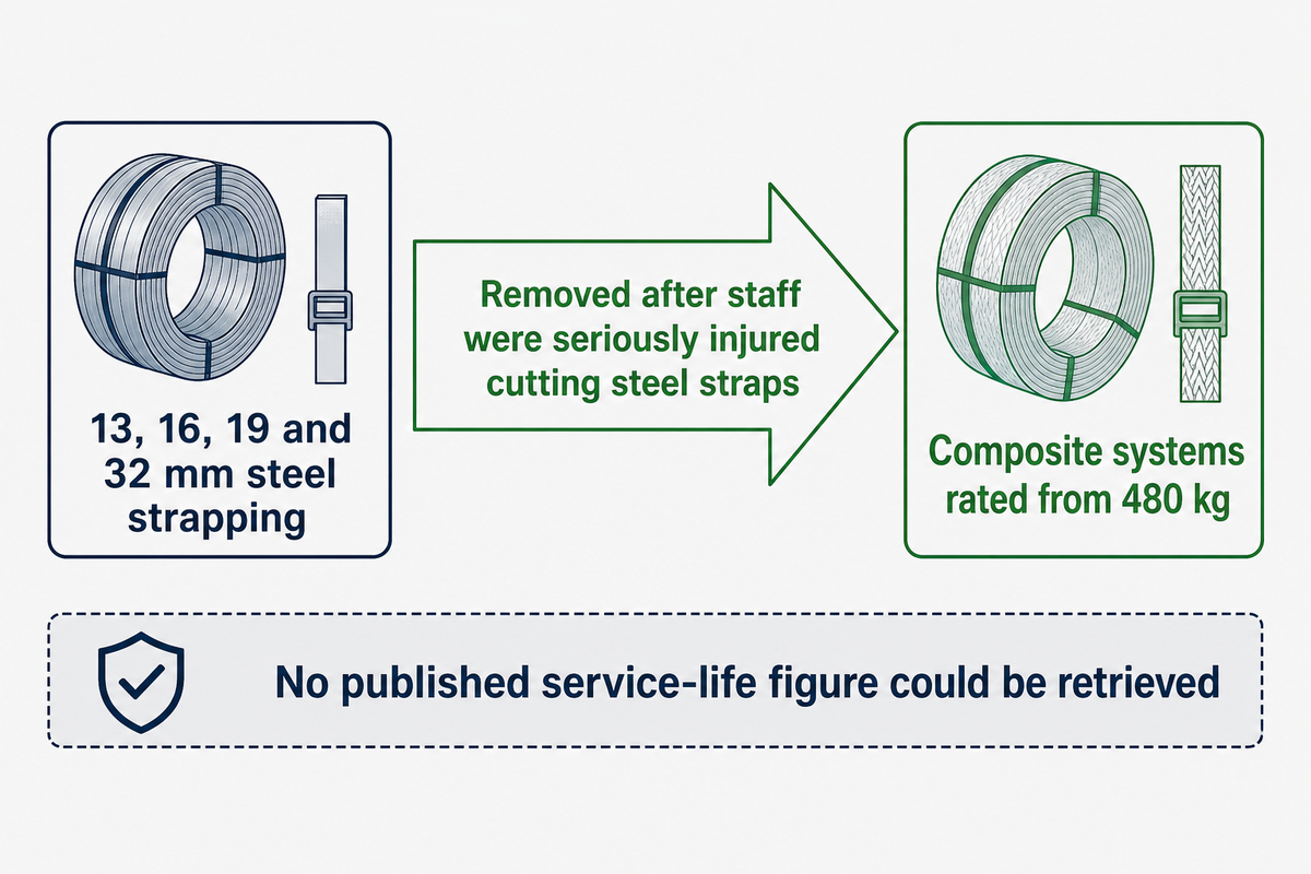 Composite and Woven Strapping: Where Cord Beats Both Plastic and Steel — UD Packaging