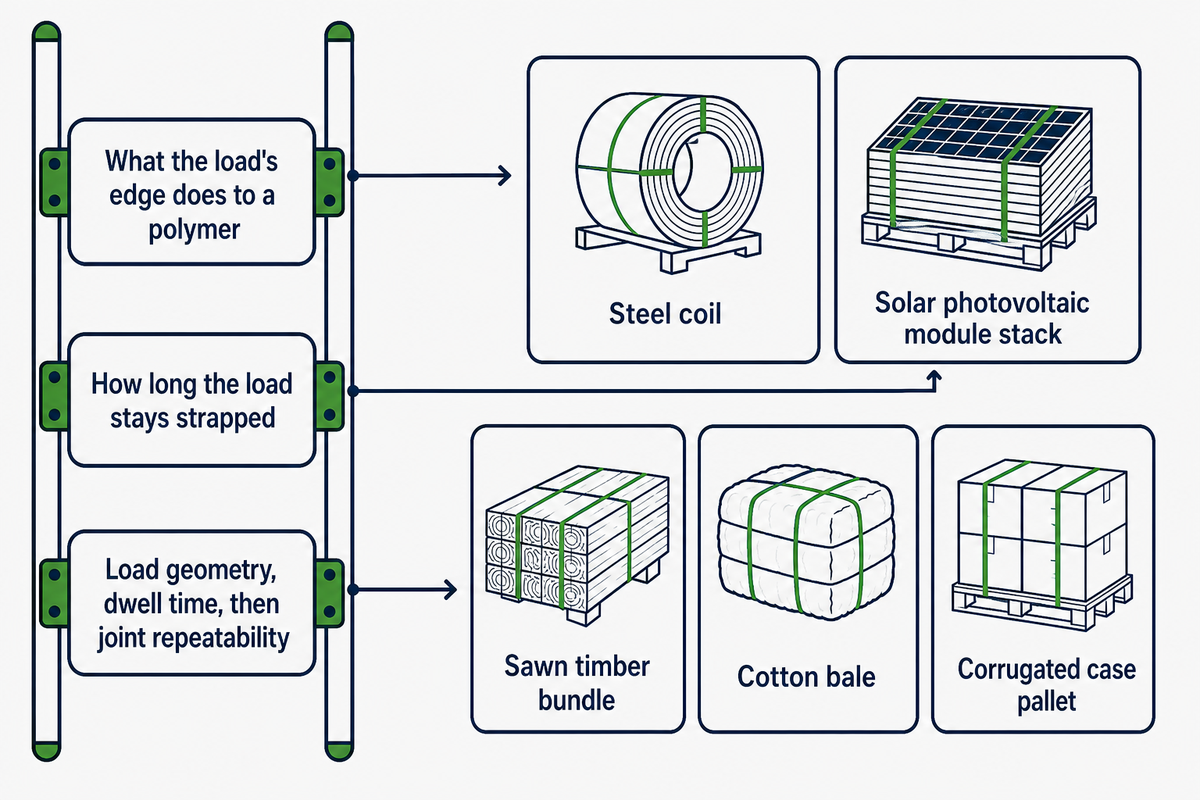 Choosing Strapping by Load Signature, Not by Material Name — UD Packaging