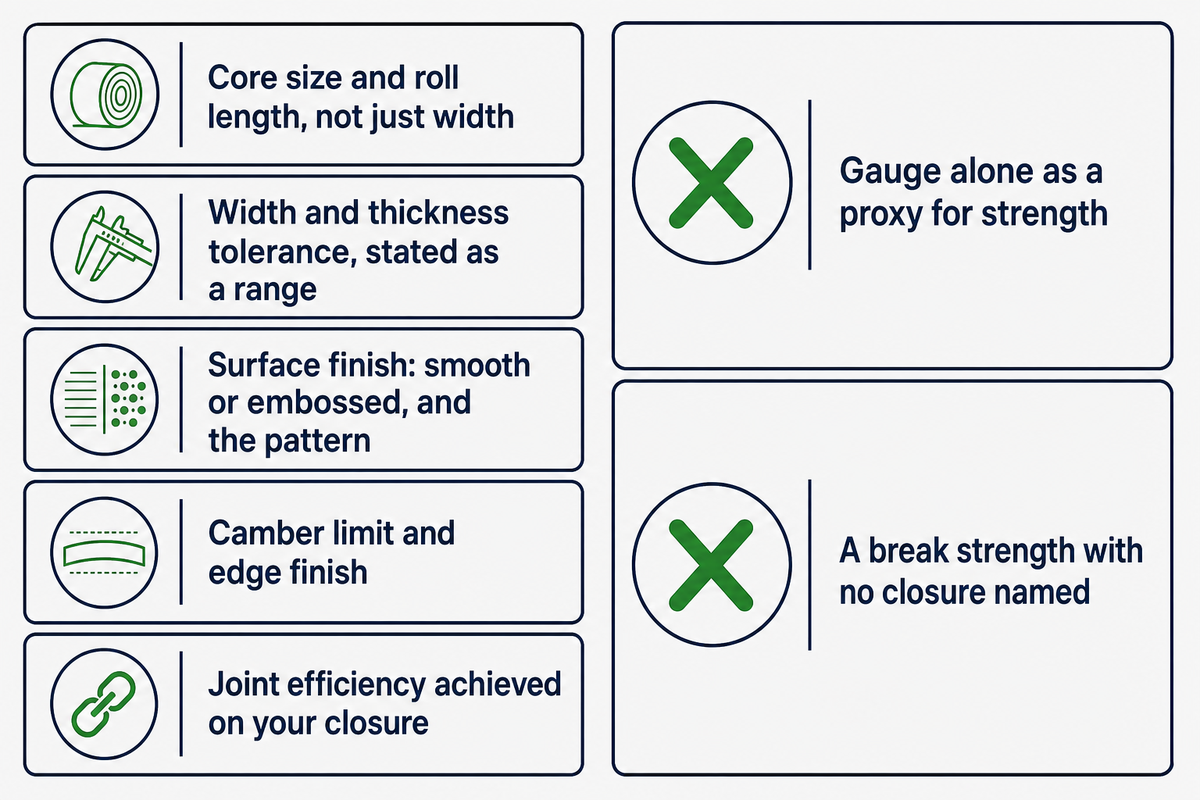 Width, Thickness and Machine Compatibility: The Specs That Get Orders Rejected — UD Packaging
