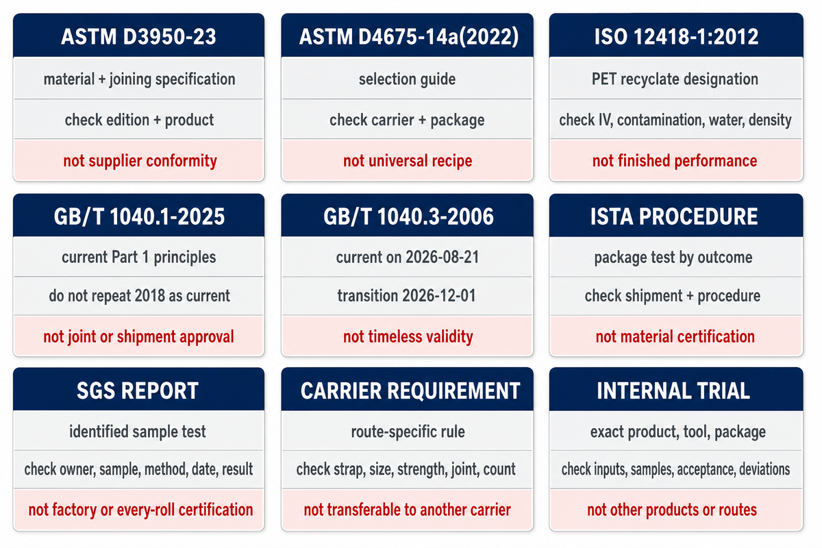 ASTM, GB/T, ISO, ISTA, and SGS Do Not Mean the Same Thing
