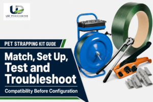 PET strapping kit guide for matching, setup, testing and troubleshooting