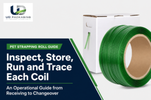 PET strapping roll inspection, storage, setup and troubleshooting guide