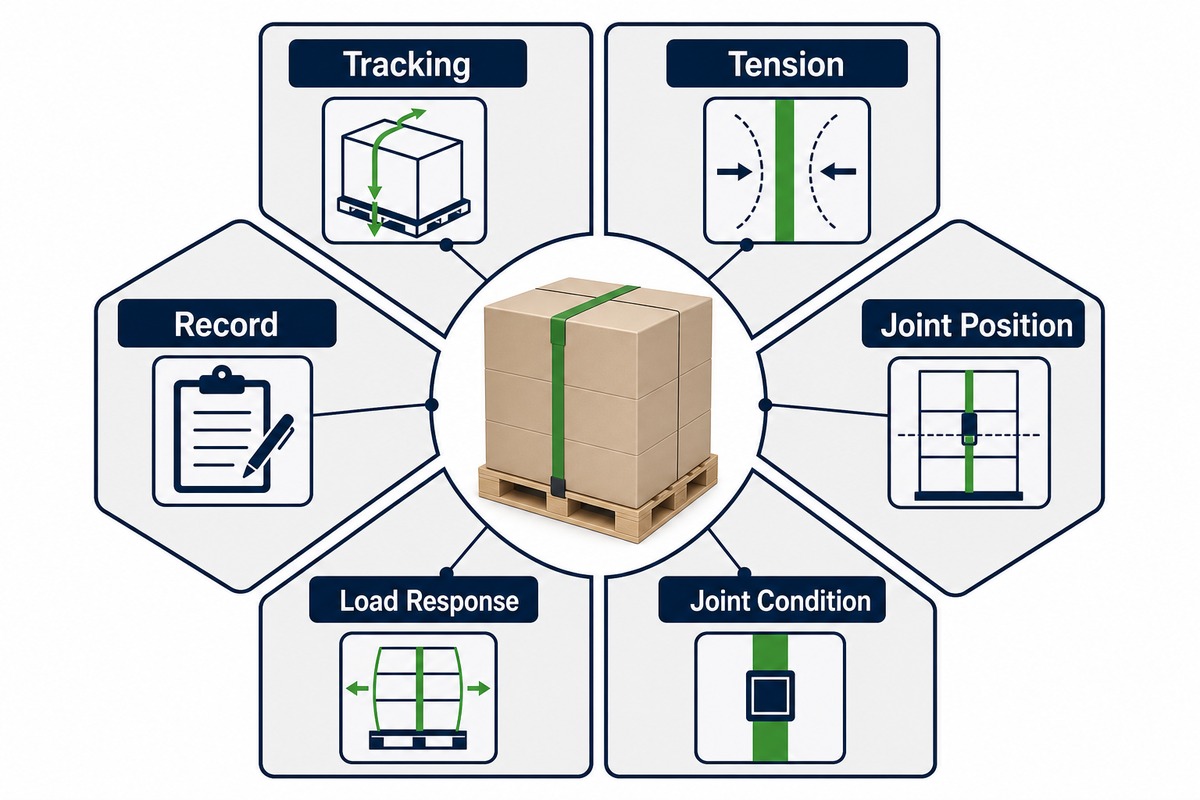 First completed package verification checklist after a roll change