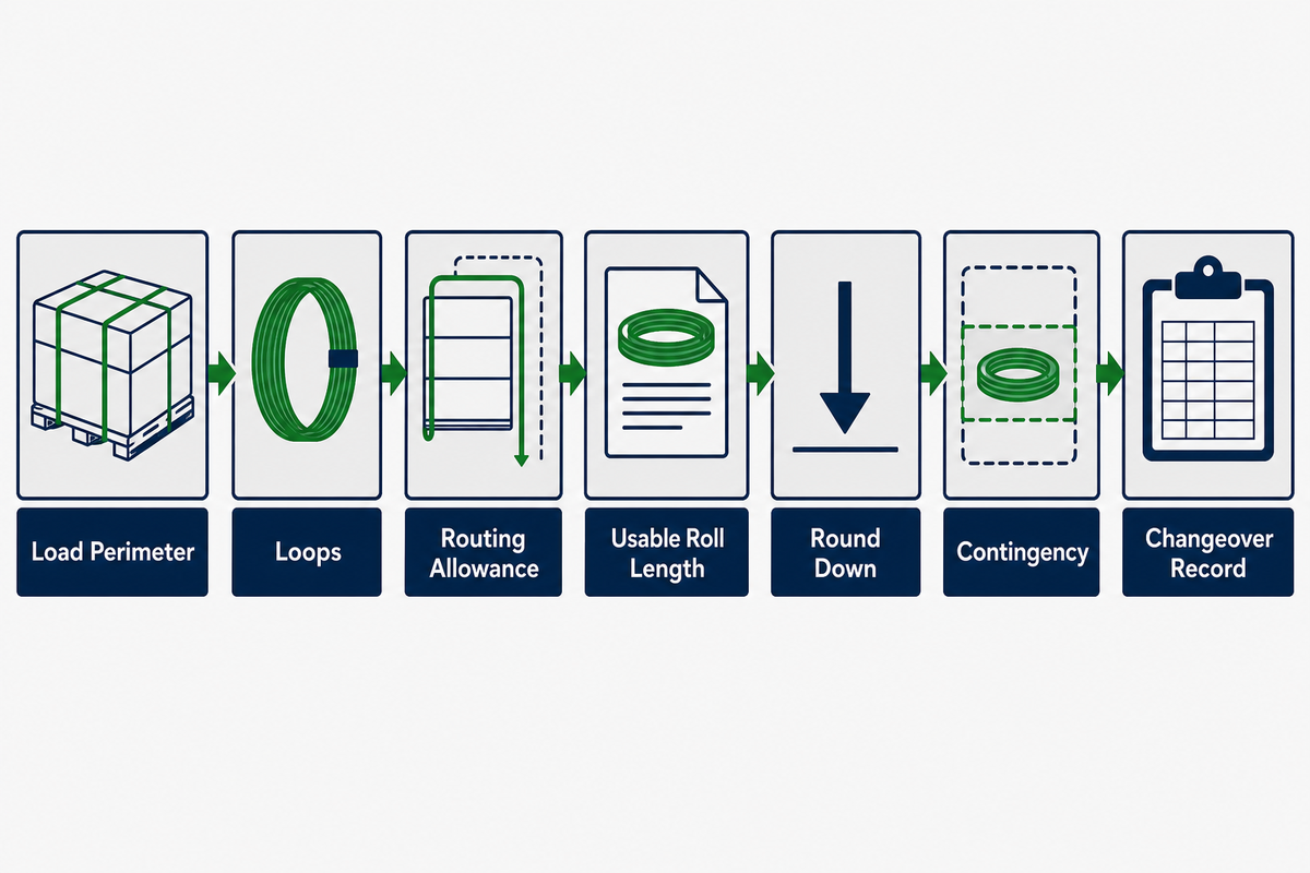 Roll usage estimation and traceable changeover planning workflow