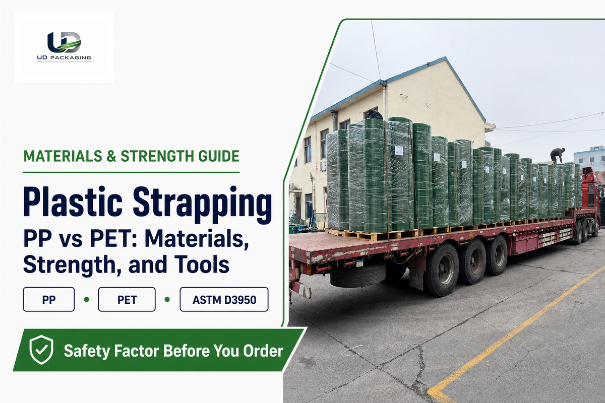 Plastic Strapping (PP vs PET): Materials & Strength Guide