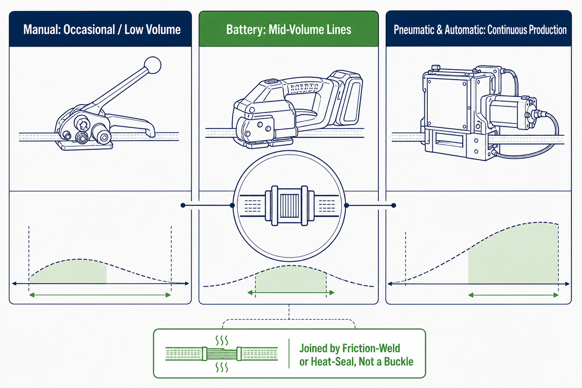 Tools and Application Methods — Tensioners, Sealers, and Joint Types — UD Packaging
