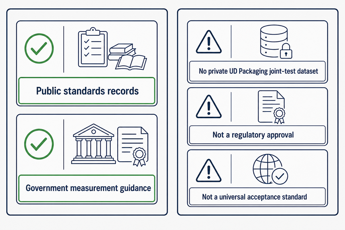 Method and Evidence Note — UD Packaging