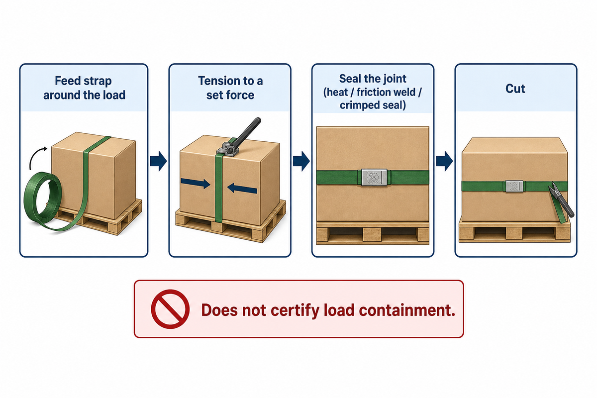 What a Strapping Machine Actually Does (and What It Doesn't Guarantee) — UD Packaging