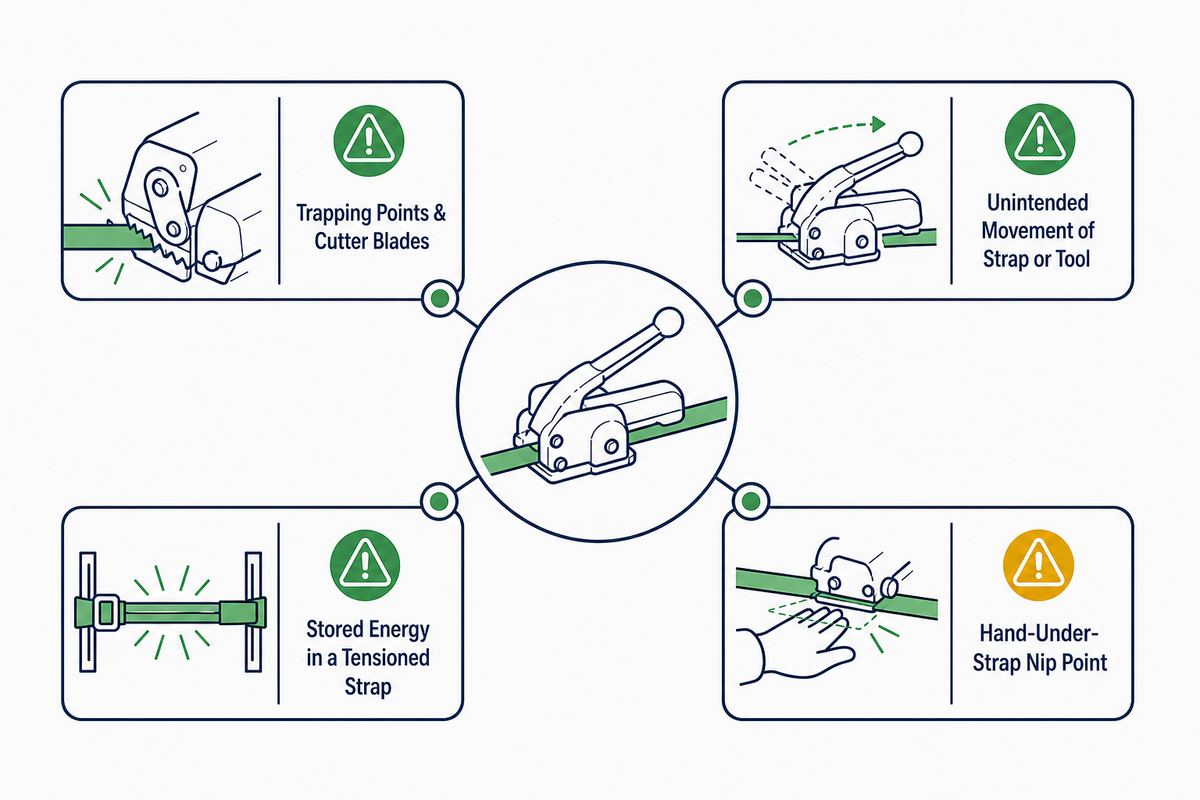 Strapping Tool Safety: What Actually Causes Injuries — UD Packaging