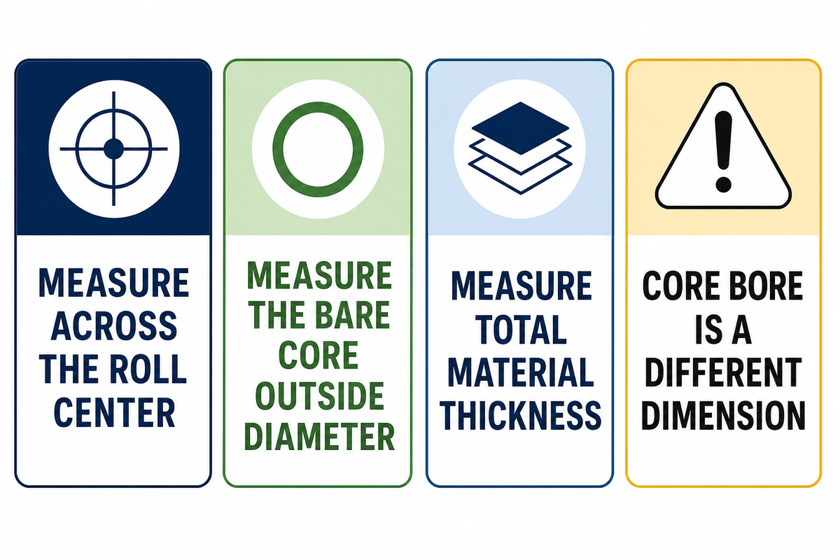 Which diameters and thickness should you measure? — UD Packaging