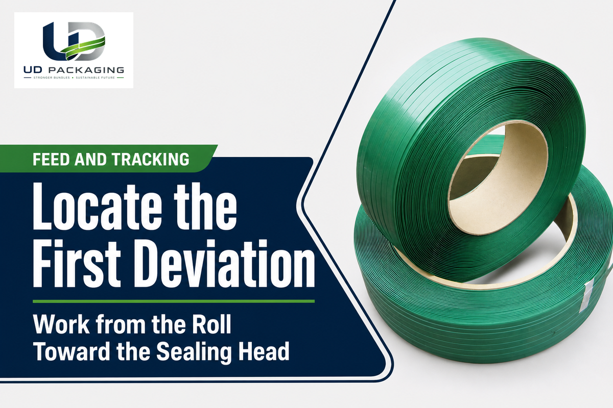 4. When PET Packing Strap Will Not Feed or Track — UD Packaging