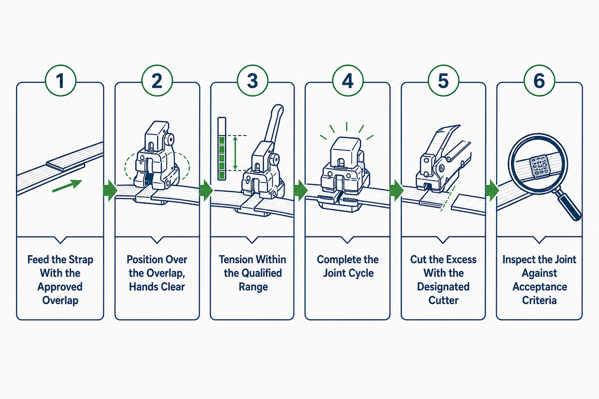 How to Use a Polyester Strapping Tool (Step by Step) — UD Packaging