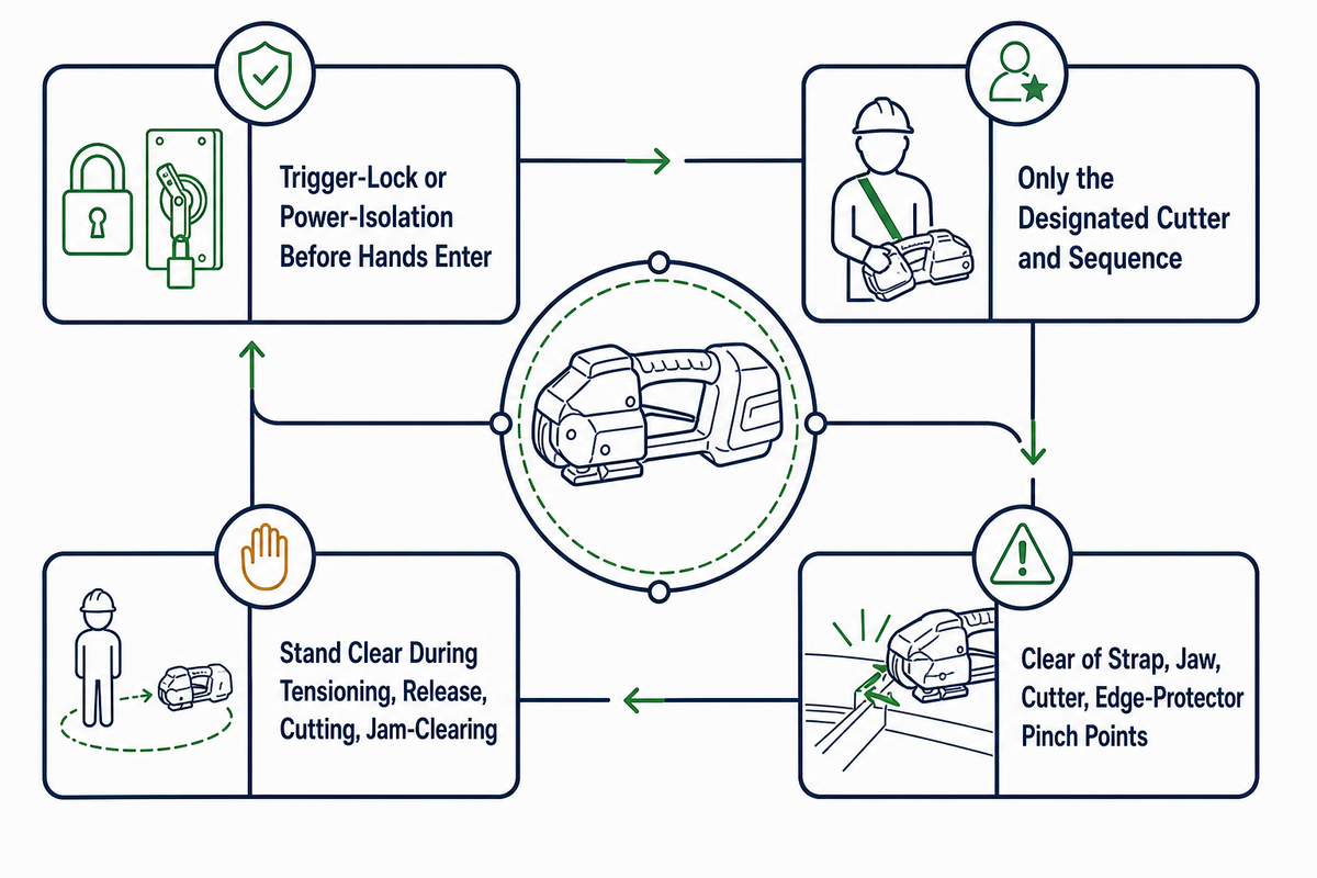 Polyester Strapping Tool Safety — UD Packaging