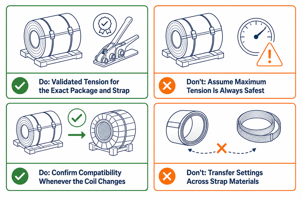 Common Polyester Strapping Tool Mistakes — UD Packaging