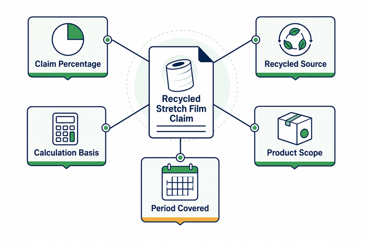 What a Recycled Stretch Film Claim Must Identify — UD Packaging