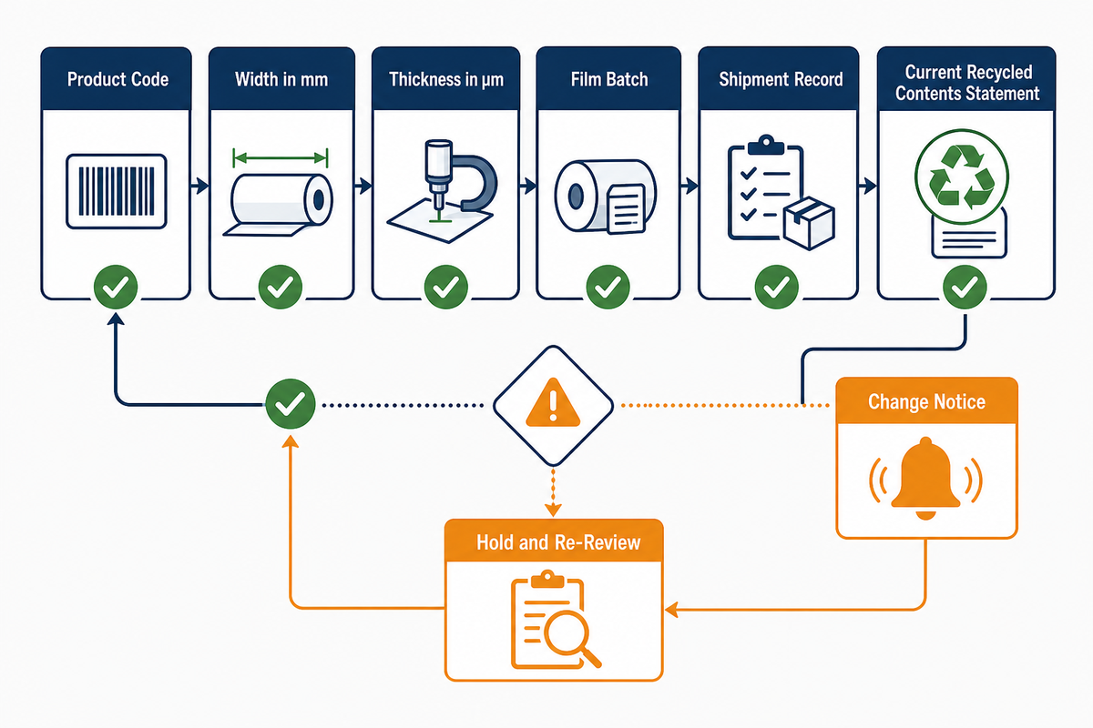 Keep Approval Valid with Change Control and Receiving Checks — UD Packaging