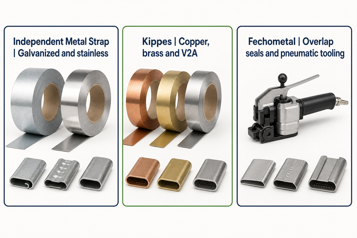 Steel Seals and Specialty Metal Strapping Closures — UD Packaging