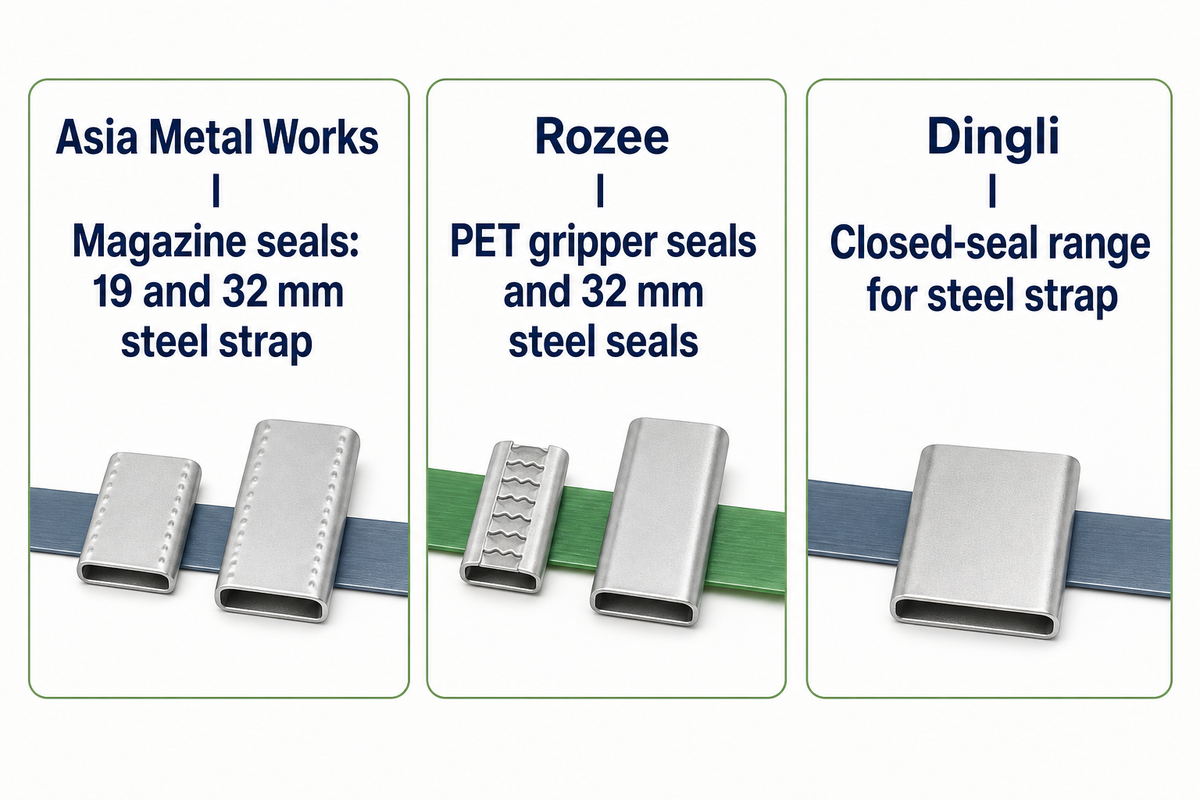Asian Manufacturers of Plastic Strapping Seals and Steel Closures — UD Packaging