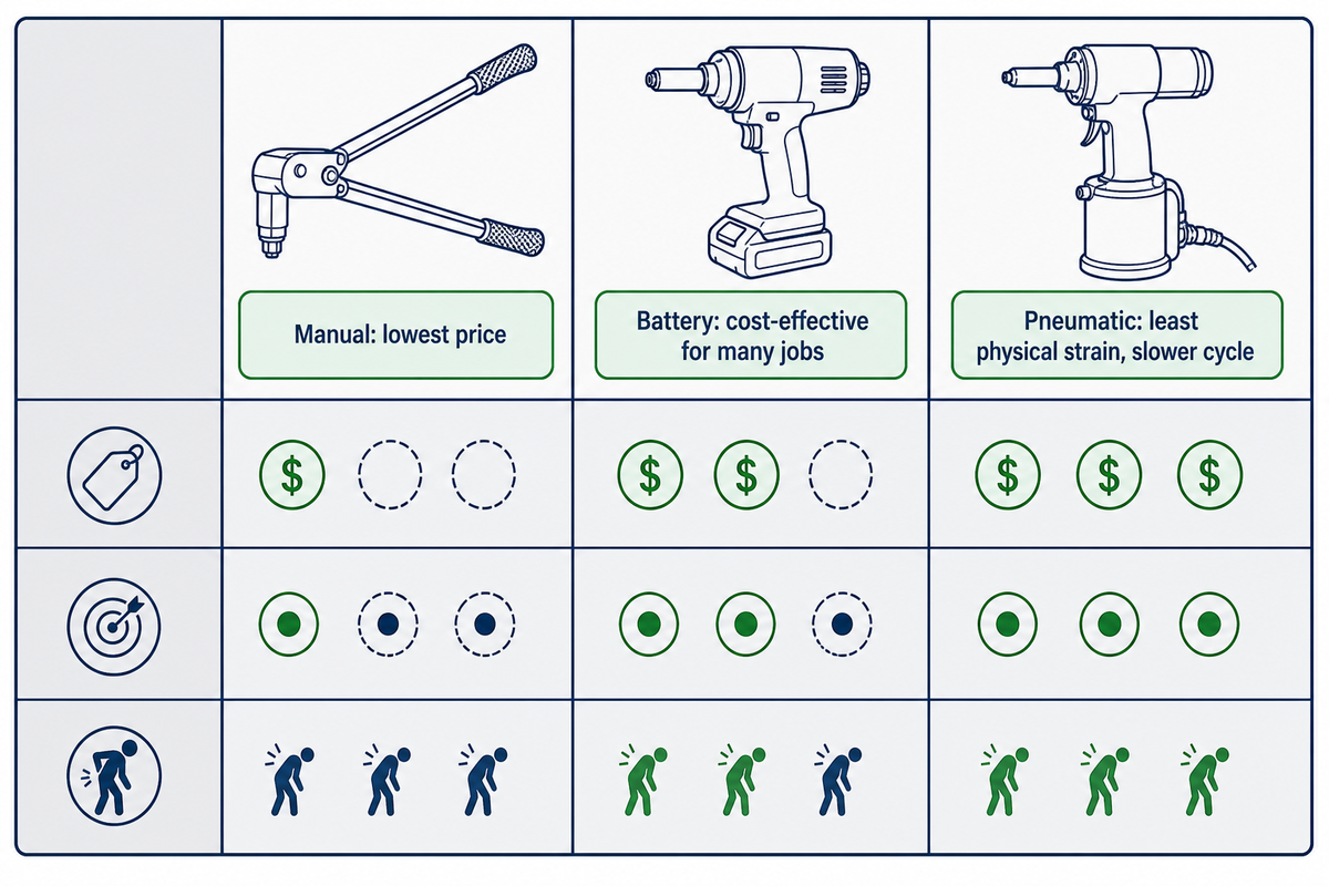 Manual, Battery, or Pneumatic: When to Upgrade — UD Packaging