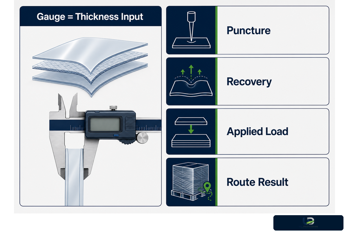 4. Read Gauge and Thickness Without Treating Them as Strength Ratings — UD Packaging