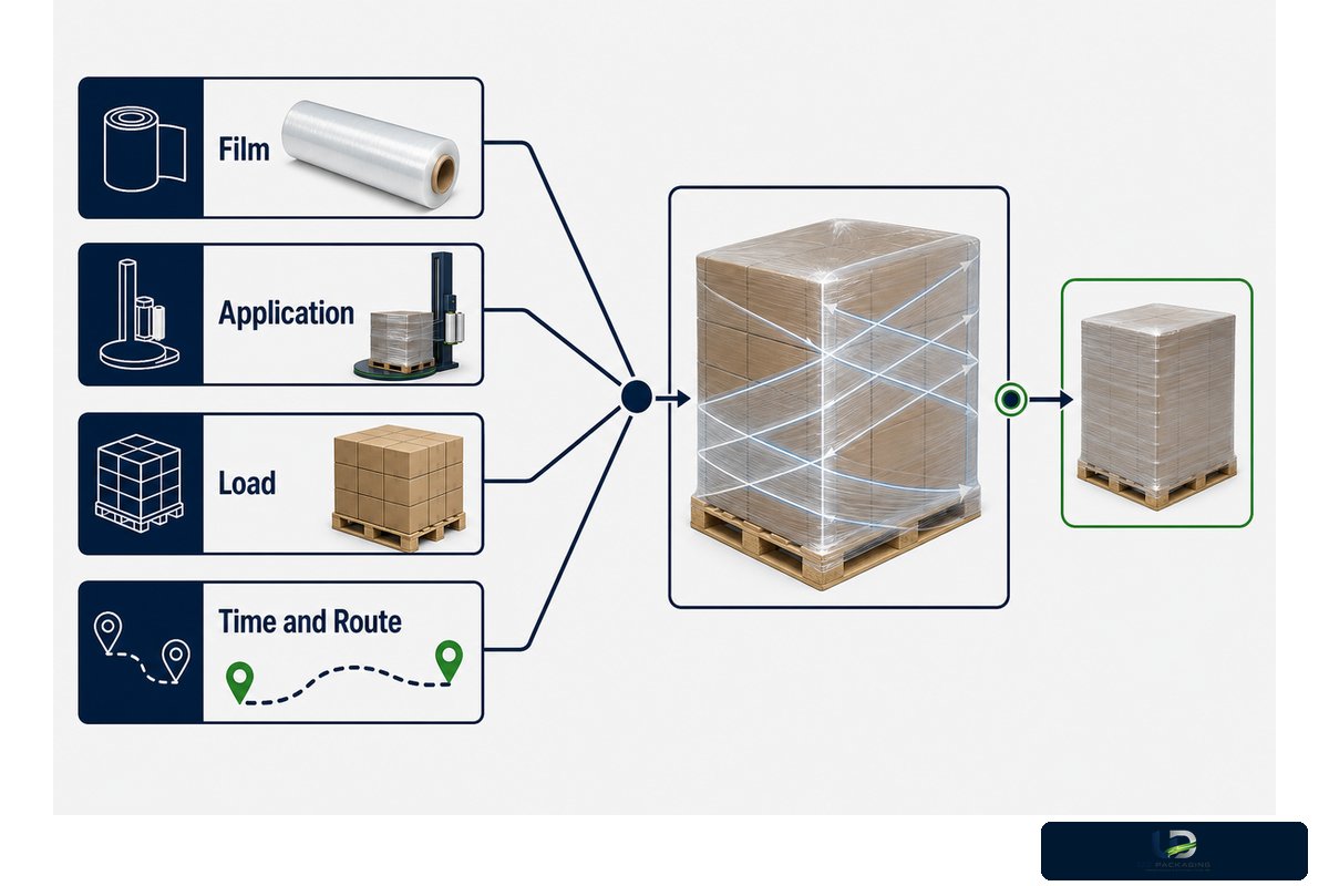 5. Apply Film as a Load-Containment System — UD Packaging