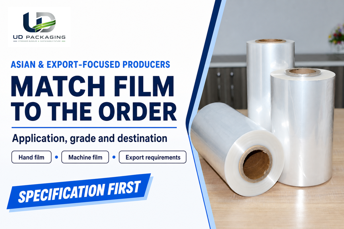 Fabricantes asiáticos de película estirable con enfoque en exportación — UD Packaging