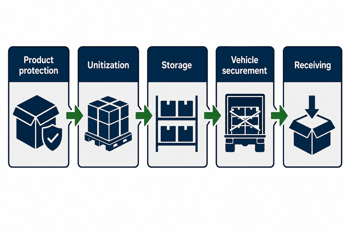 Plant-to-site responsibility map with five separate control functions