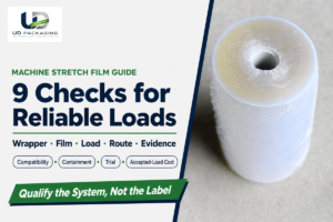 Machine stretch film guide to wrapper compatibility, load qualification and accepted-load cost