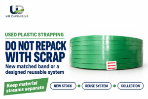 Reuse Plastic Strapping? Damage and Joint Limits