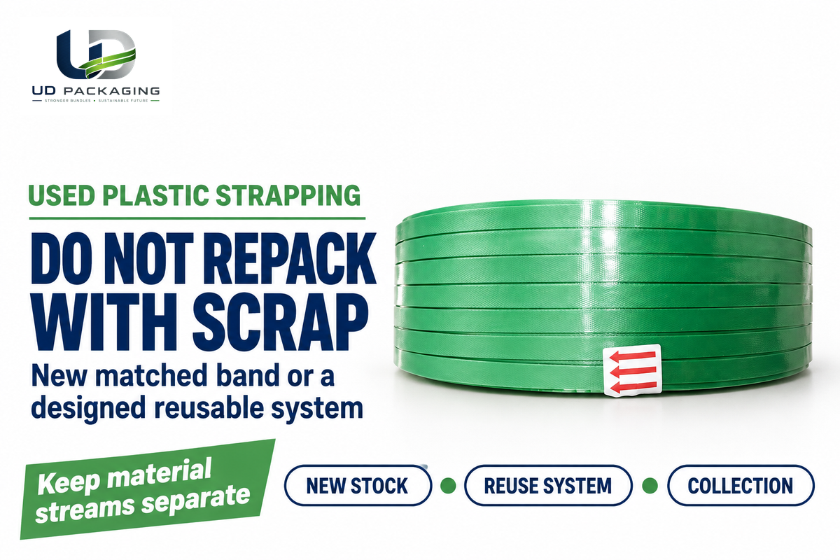 Reuse Plastic Strapping? Damage and Joint Limits